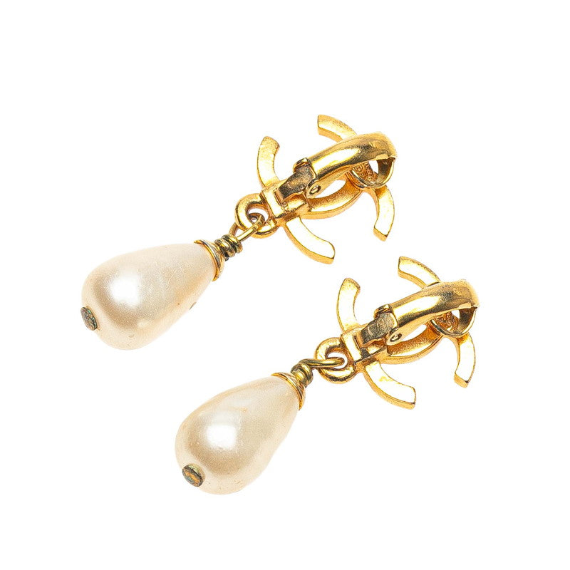 Coco Mark Pearl Earrings Jewelry Signature