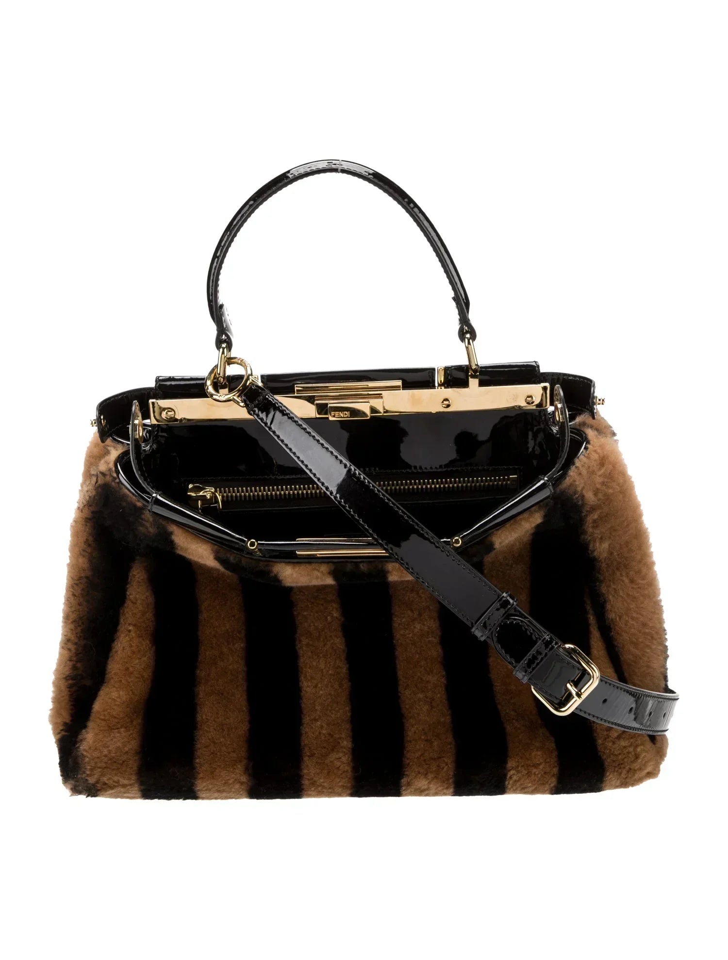 Fendi Pequin Bag Medium Travel Bag
