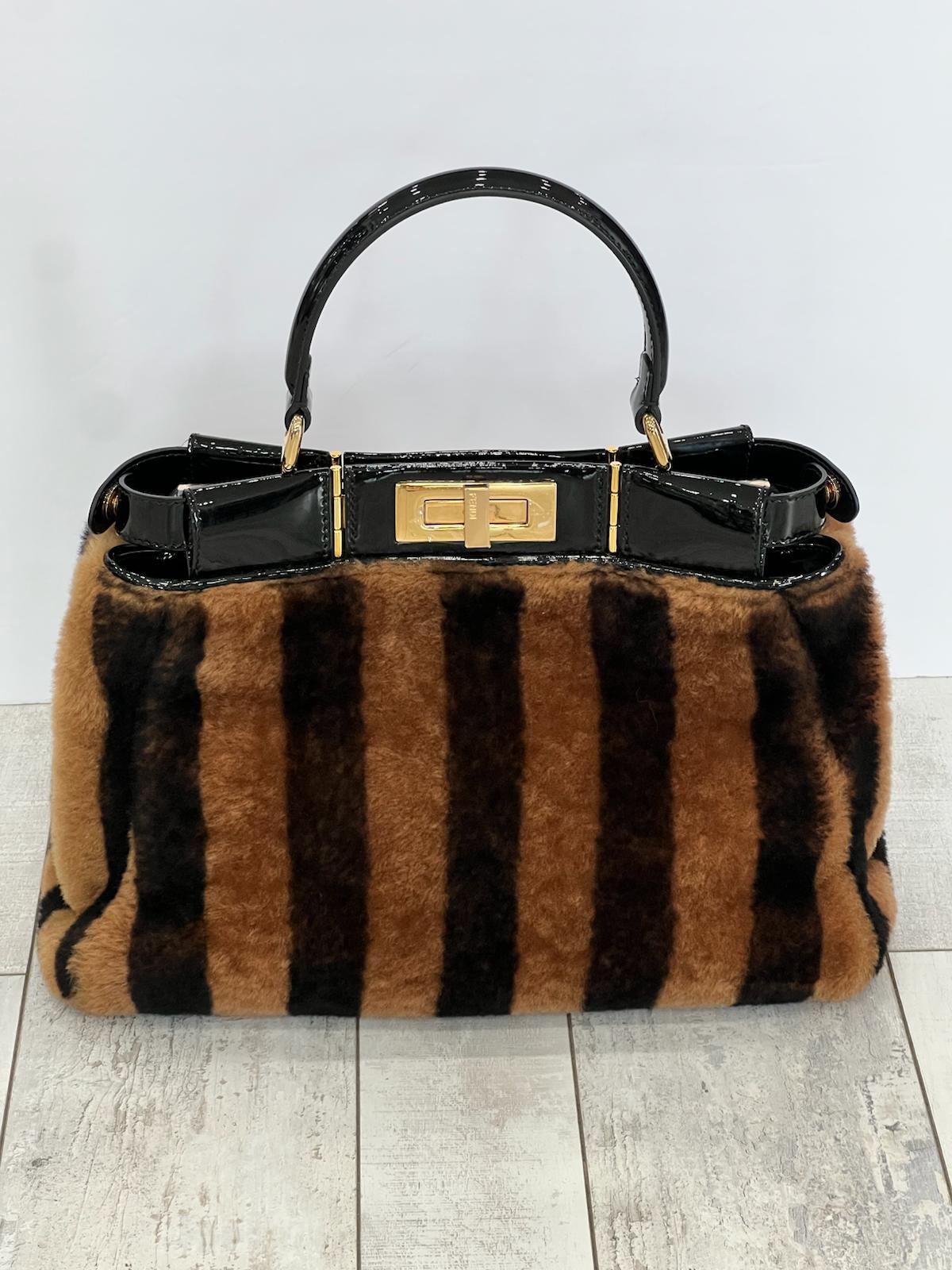 Fendi Pequin Bag Medium Travel Bag