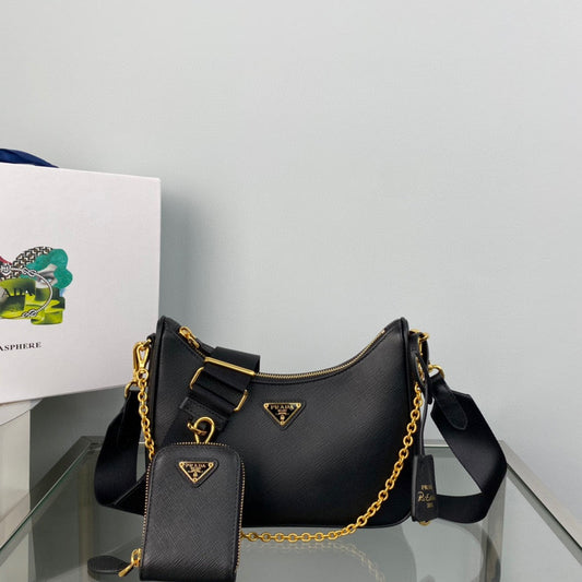 Prada Bolsa Re Edition Luxury Handbag Travel Bag Edition Saffiano 2005