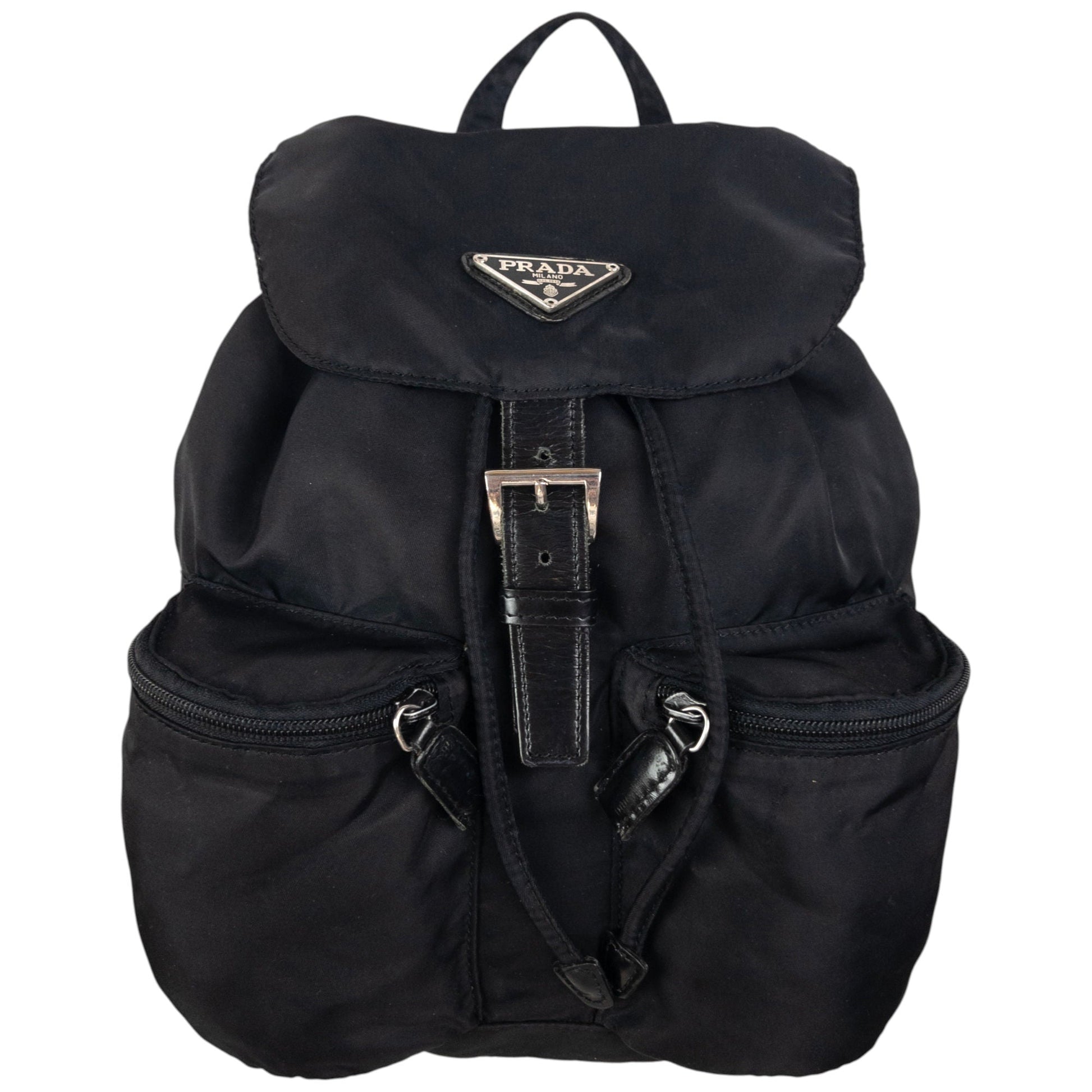 Prada Backpack Black Bucket Bucket Bag