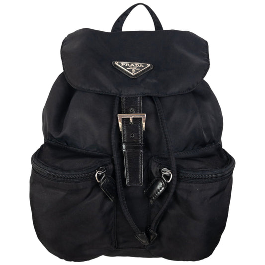 Prada Backpack Black Bucket Bucket Bag