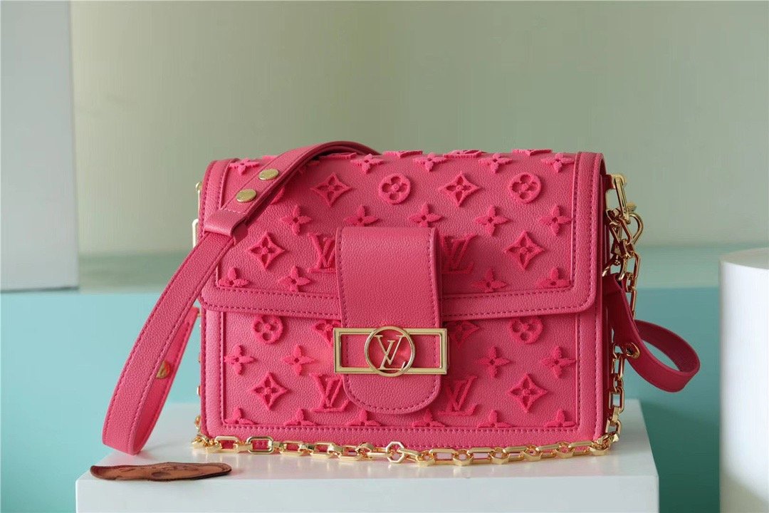 Top Quality Dauphine Fluo For Women Shoulder Monogram Pink Crossbody Bag