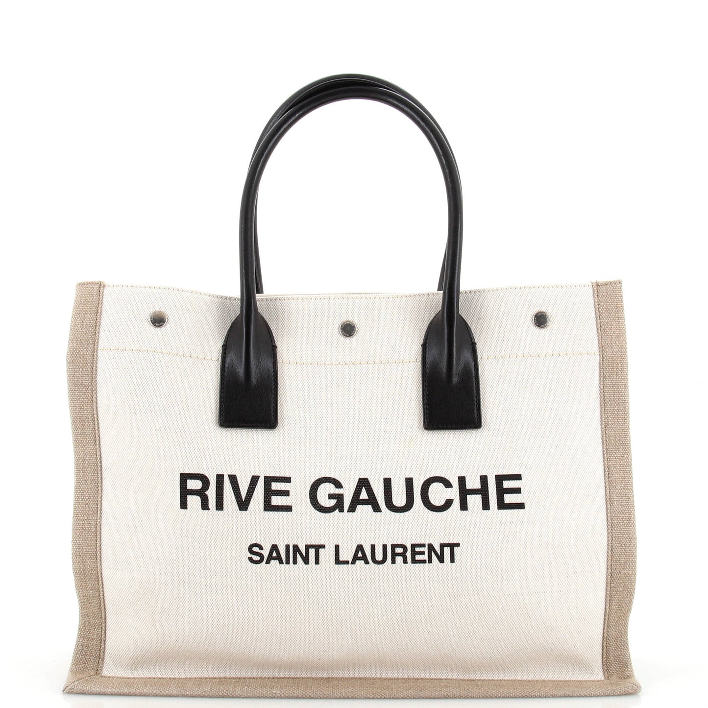 YSL Saint Laurent Saint Laurent Trending Rive Gauche Shopper Tote Canvas Small Tote Bag