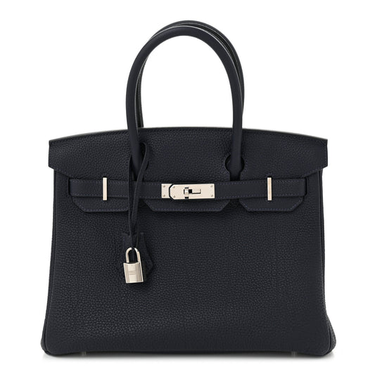 Hermes Togo Birkin Bleu Nuit Handbag Travel Bag Bleu Nuit 1683220
