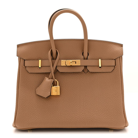 Hermes Togo Birkin Chai Handbag Travel Bag
