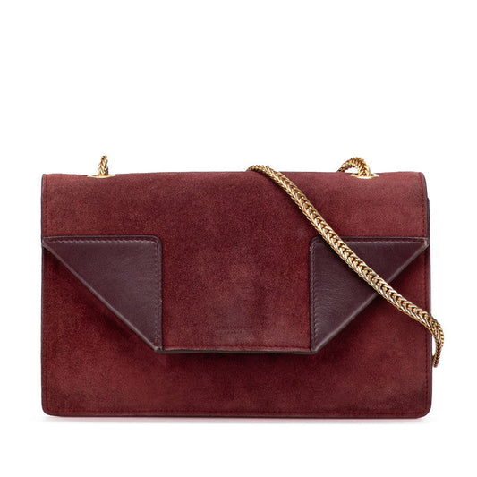 YSL Saint Laurent Betty Shoulder Bag Leather Suede Chain