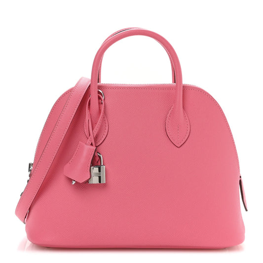 Hermes Epsom Bolide Rose Azalee Handbag Travel Bag