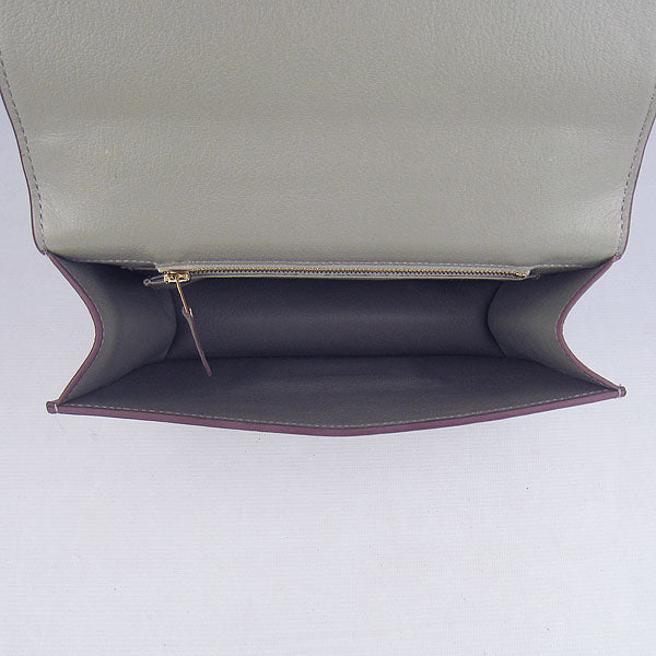 Hermes Luxury Constance Cowskin Bag H Khaki Golden Leather Travel Bag