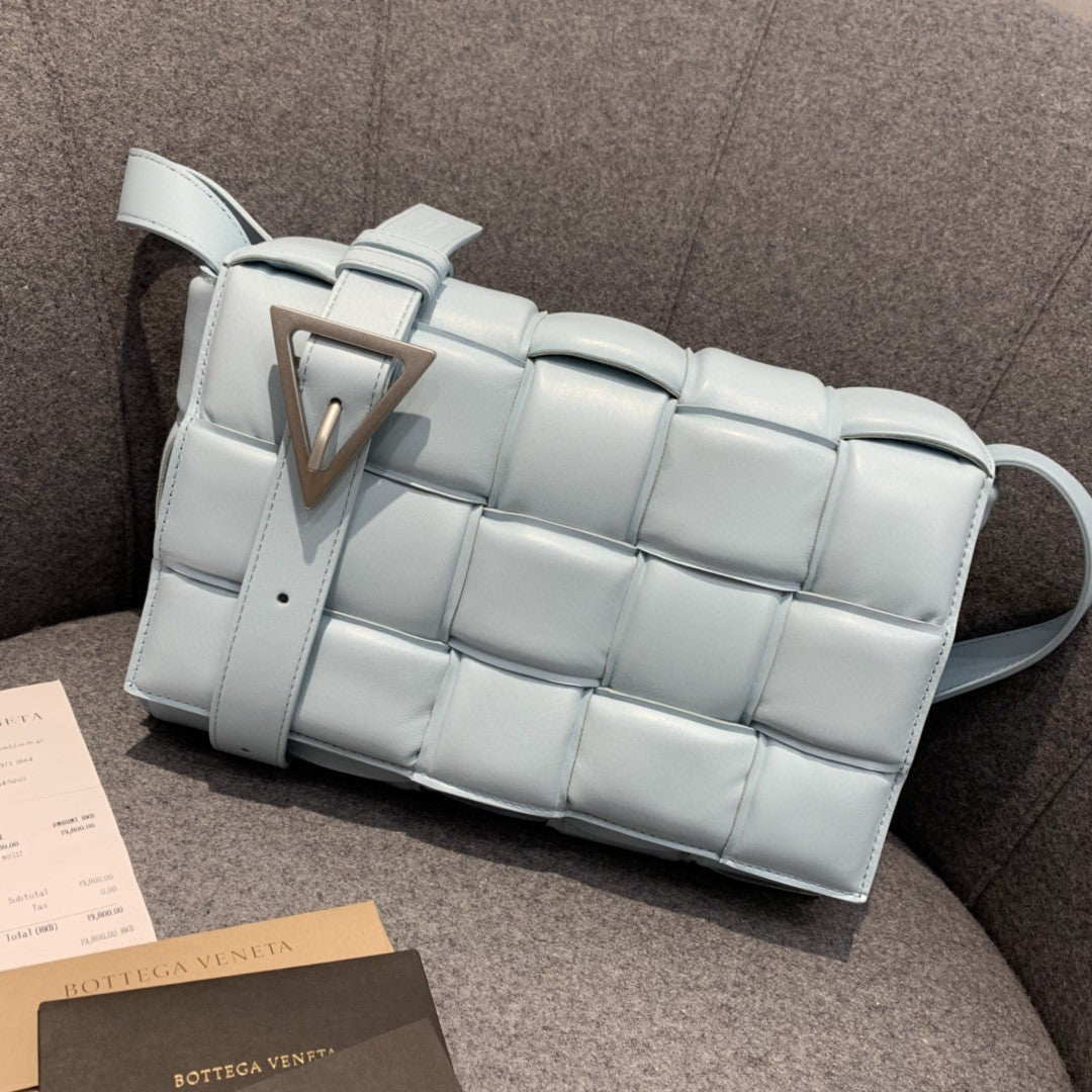 Top Quality Padded Cassette Bag For Women Blue Travel Bag Blue 9979