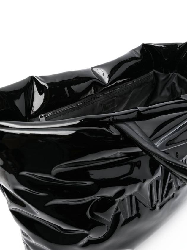 YSL Saint Laurent Luxury Trending Tote Bag Canvas Patent Black