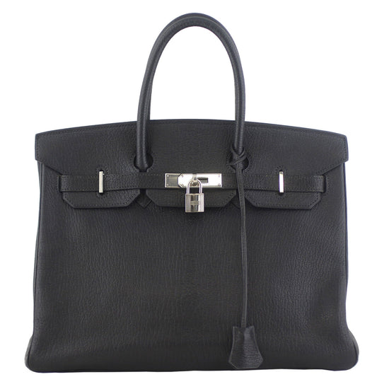 Hermes Birkin Chevre De Coromandel Handbag Travel Bag Coromandel 2343