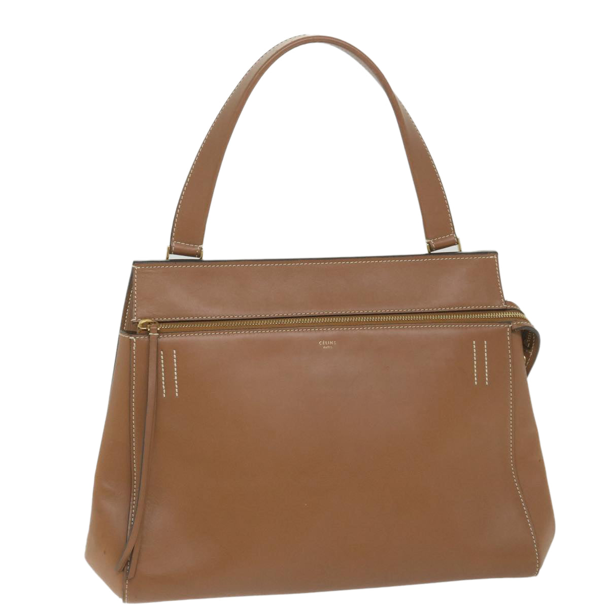 Luxury Edge Hand Bag Leather Brown Travel Bag