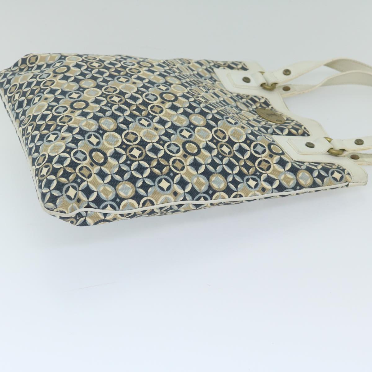 Luxury Tote Bag Navy Canvas