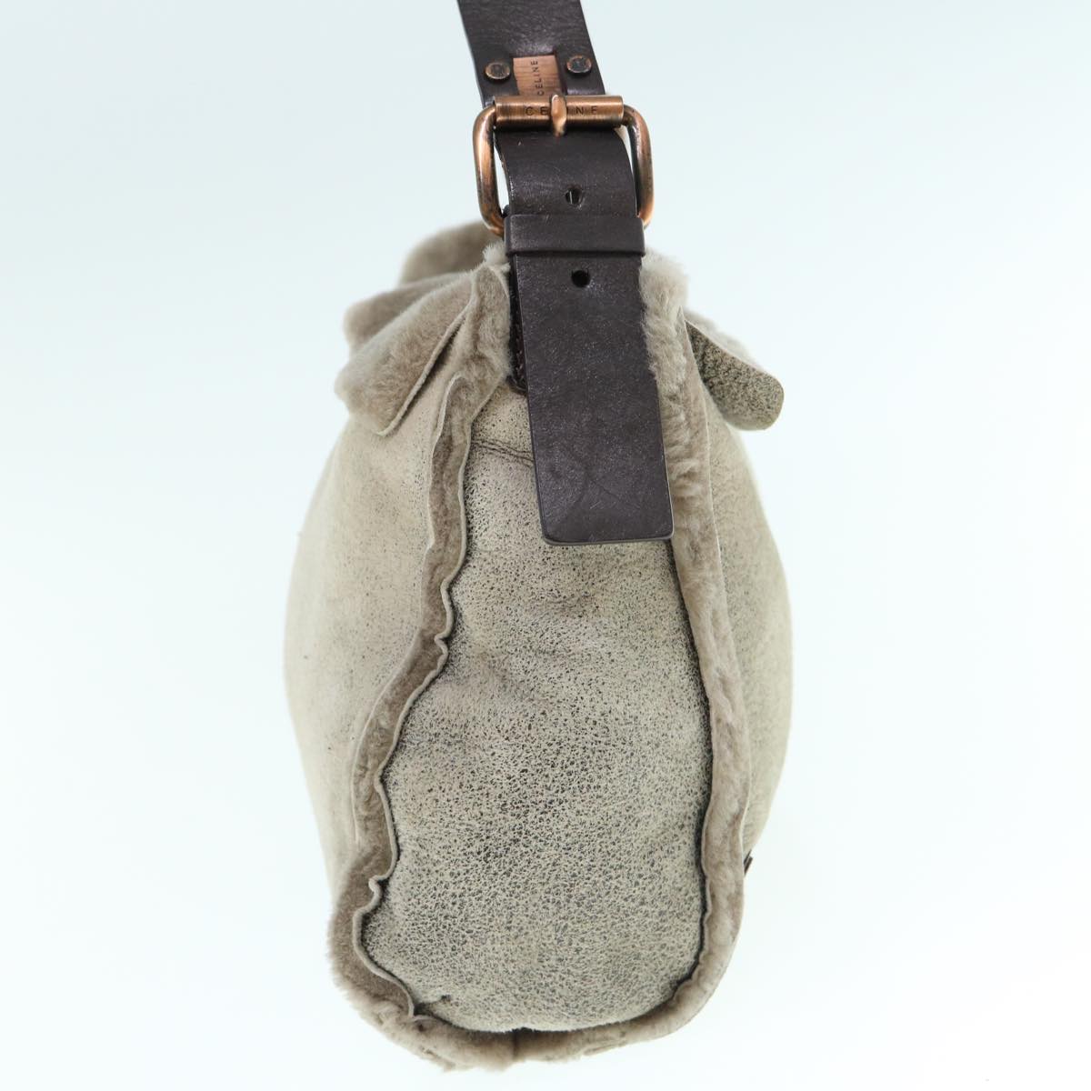 Luxury Hand Bag Fur Beige Travel Bag