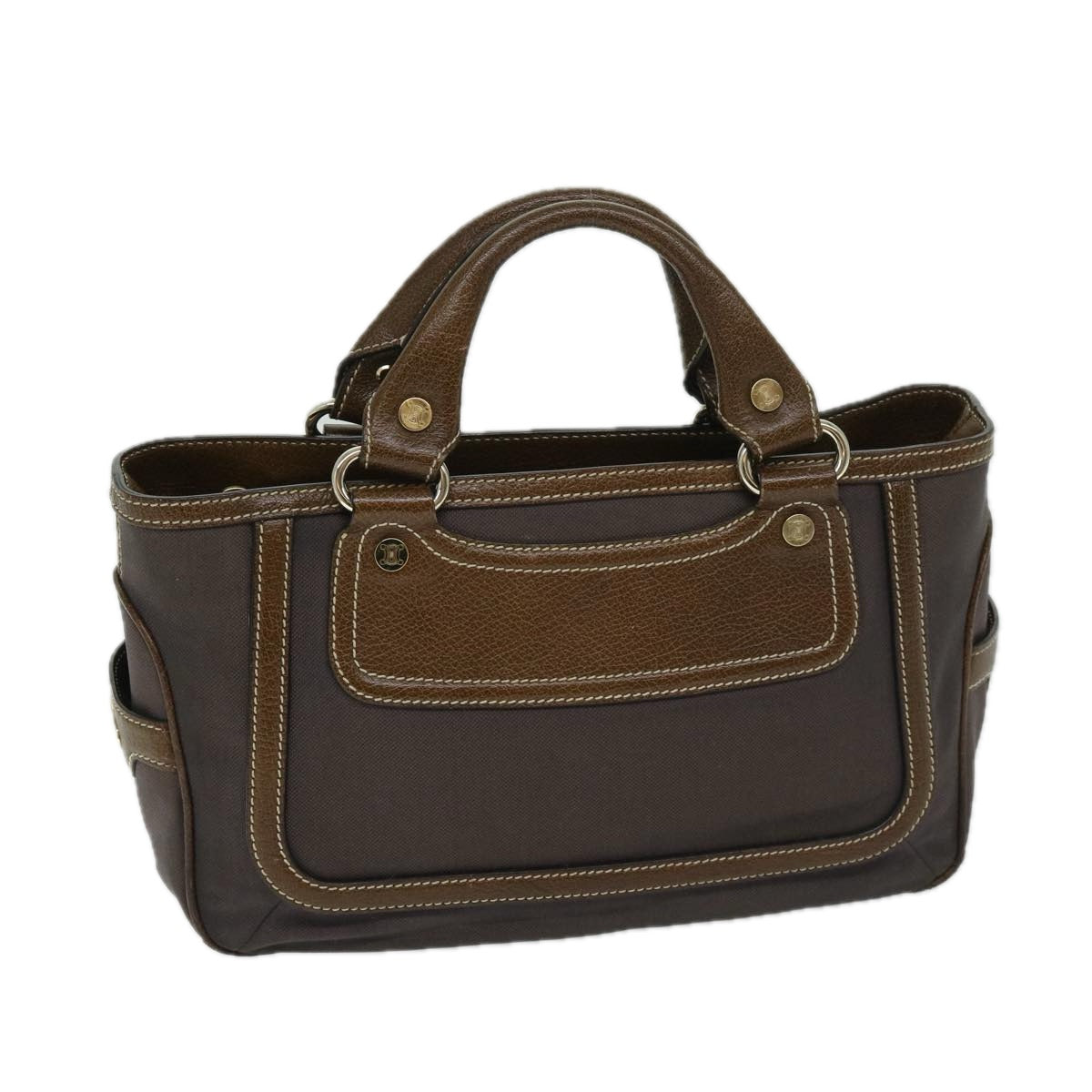 Luxury Hand Bag Canvas Brown Travel Bag