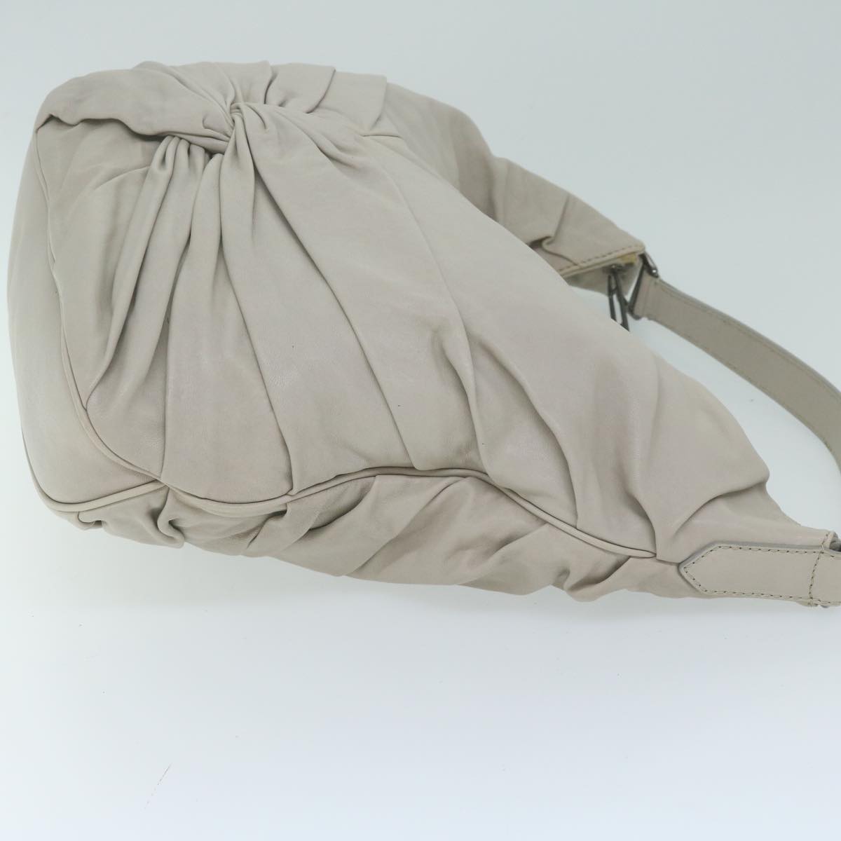 Burberry Luxury Shoulder Bag Auth Bs11678 Leather Beige