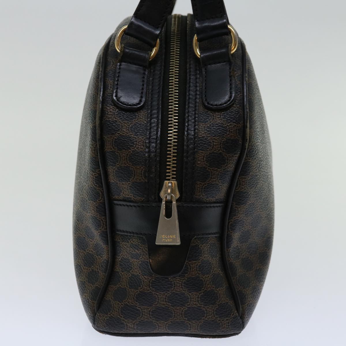 Luxury Macadam Hand Bag Pvc Canvas Black Travel Bag