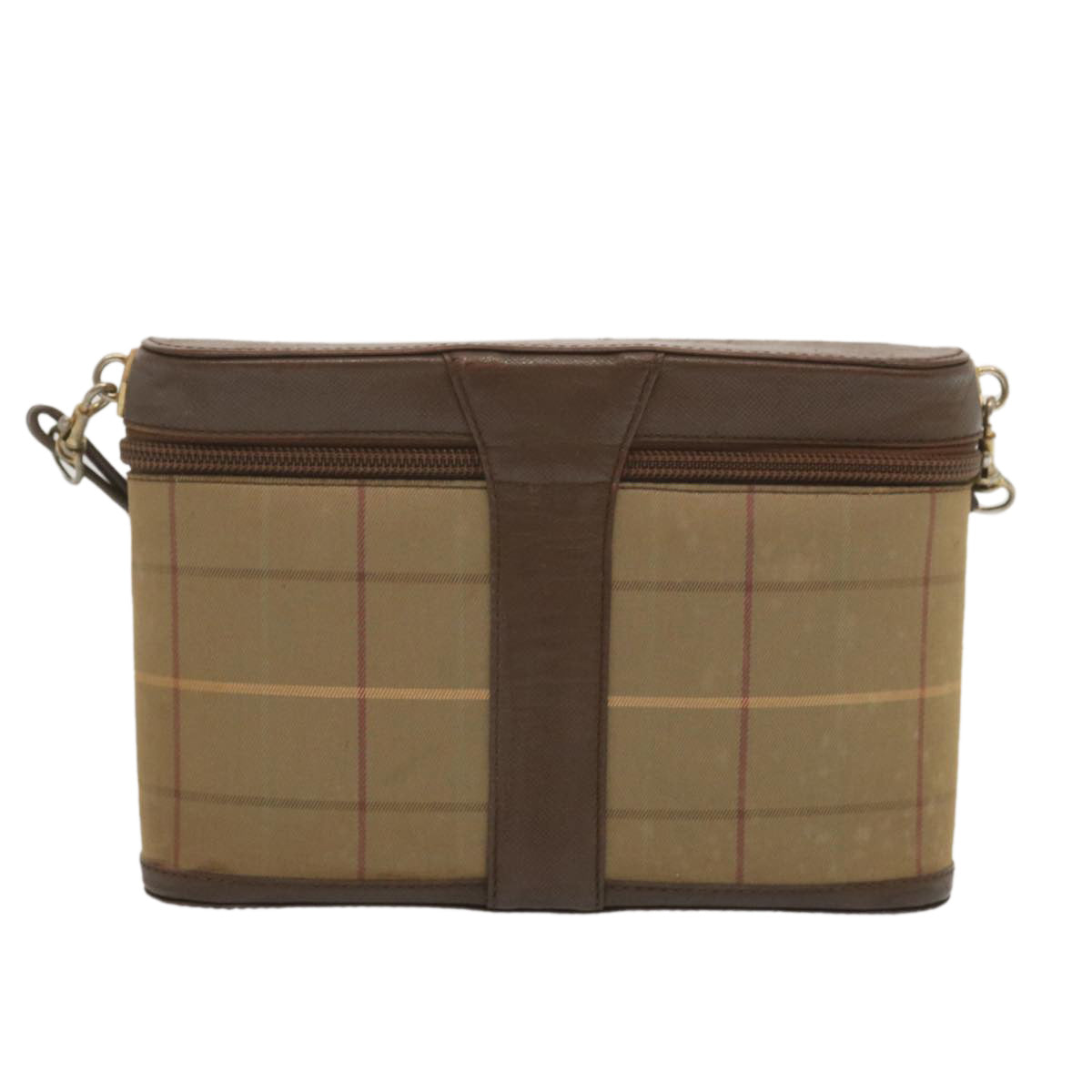 Burberry Luxury ss Nova Check Shoulder Bag Auth Bs12797 Canvas Beige