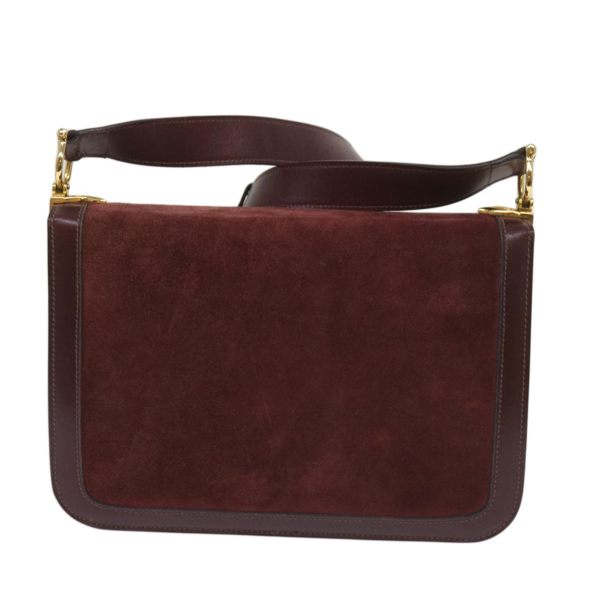 Luxury Shoulder Bag Suede Red