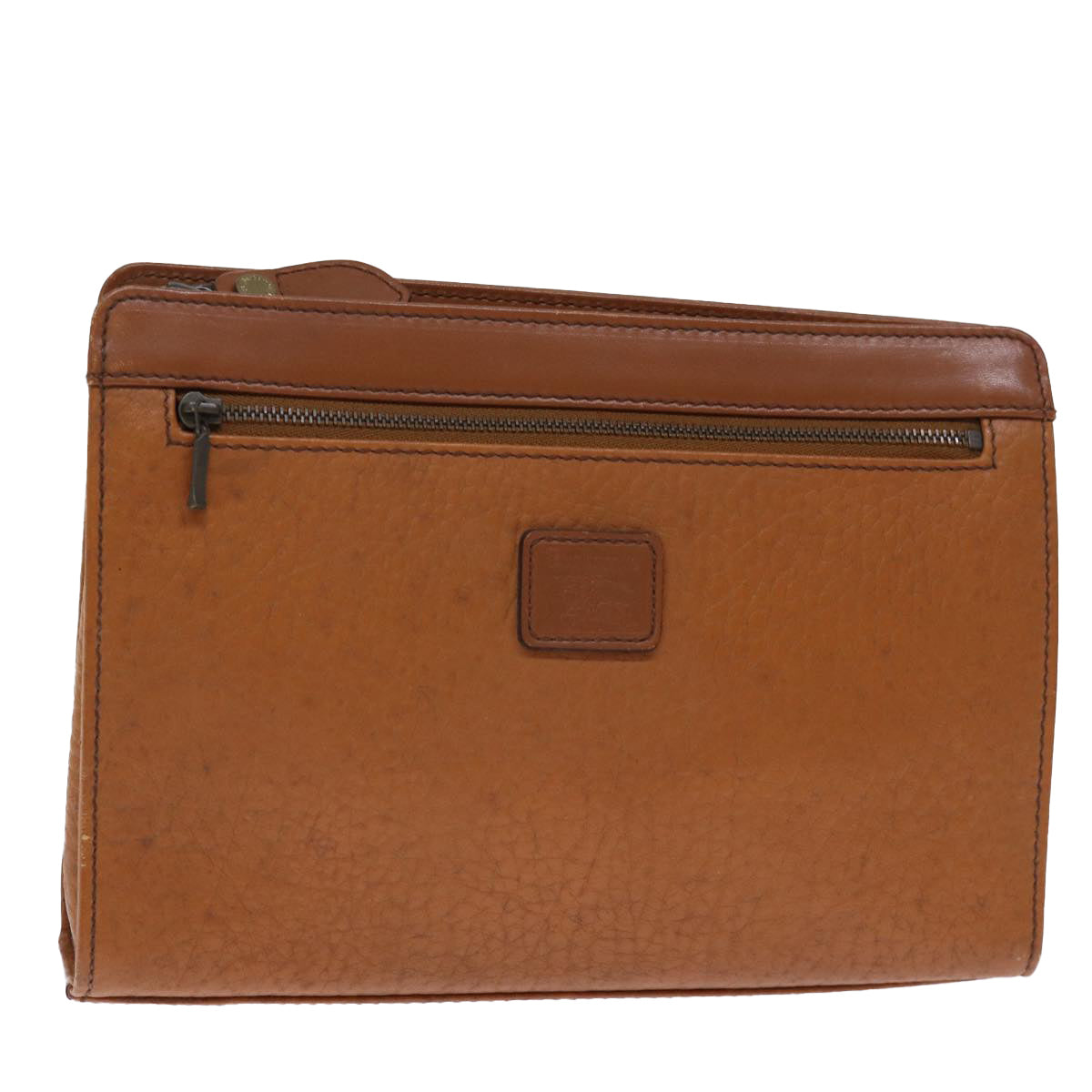 Burberry Luxury ss Clutch Bag Auth Bs14286 Leather Brown