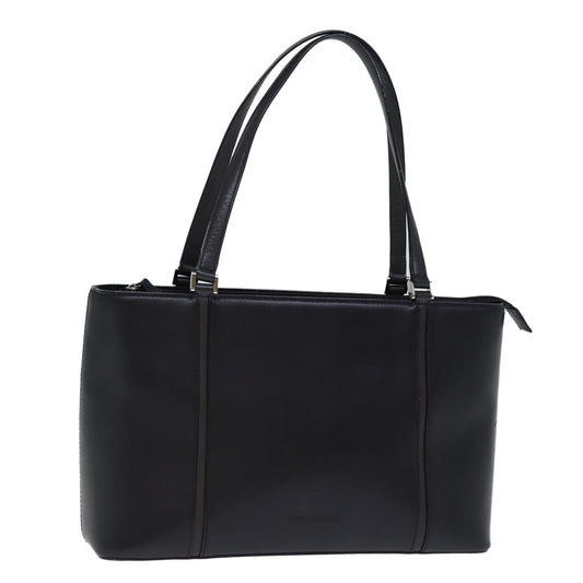 Burberry Luxury Tote Bag Auth Bs14319 Leather Black