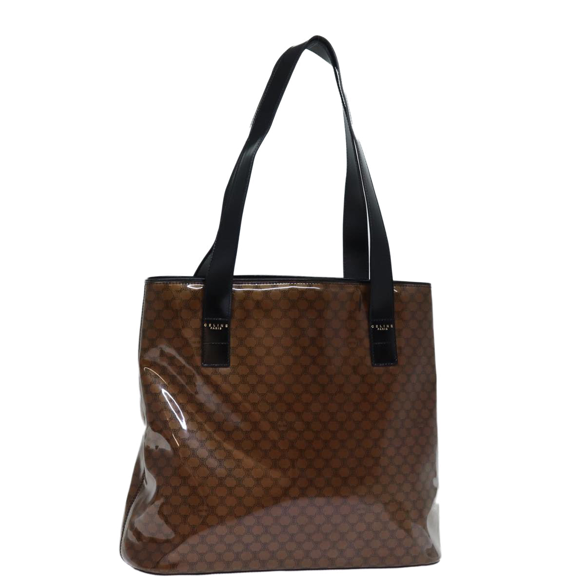 Luxury Macadam Tote Bag Canvas Brown