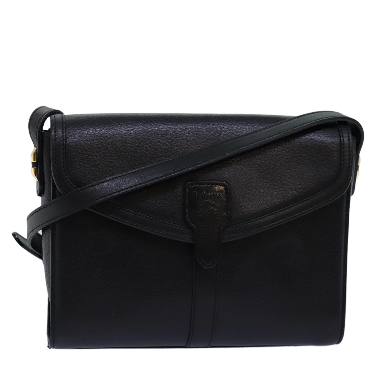 Burberry Luxury ss Shoulder Bag Auth Bs14648 Leather Black