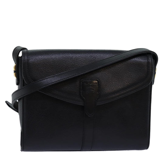 Burberry Luxury ss Shoulder Bag Auth Bs14648 Leather Black