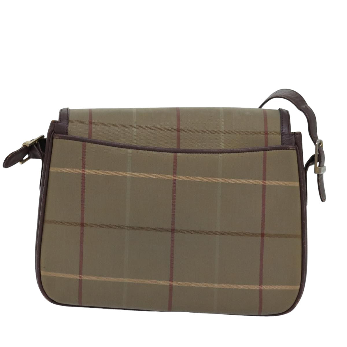 Burberry Luxury ss Nova Check Shoulder Bag Auth Bs14715 Canvas Beige