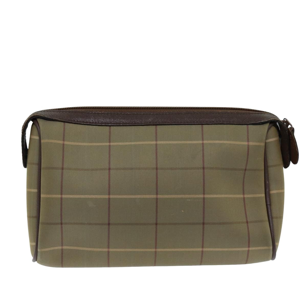 Burberry Luxury ss Nova Check Clutch Bag Auth Bs14803 Canvas Beige