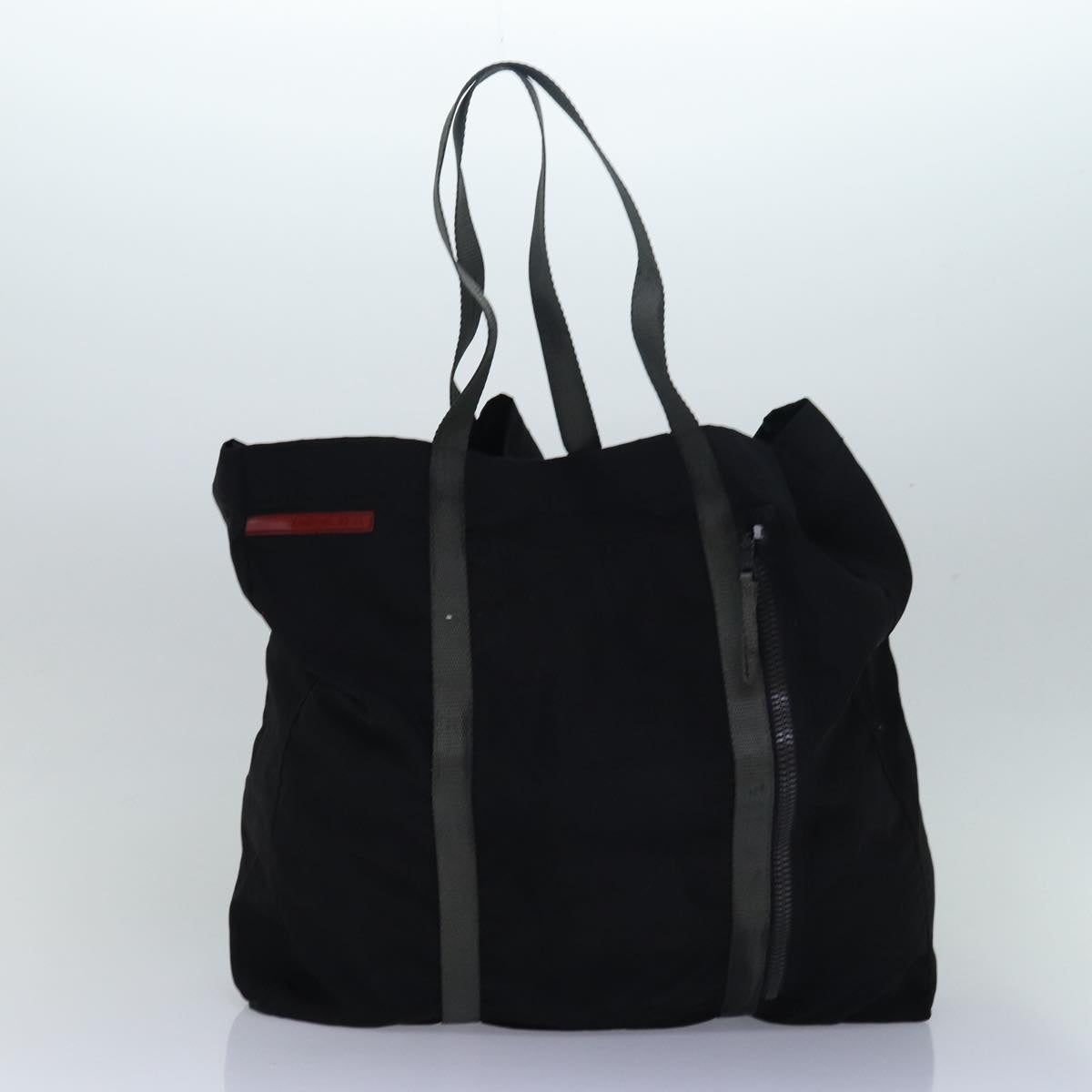 Prada Shoulder Bag Auth Nylon Black Pink