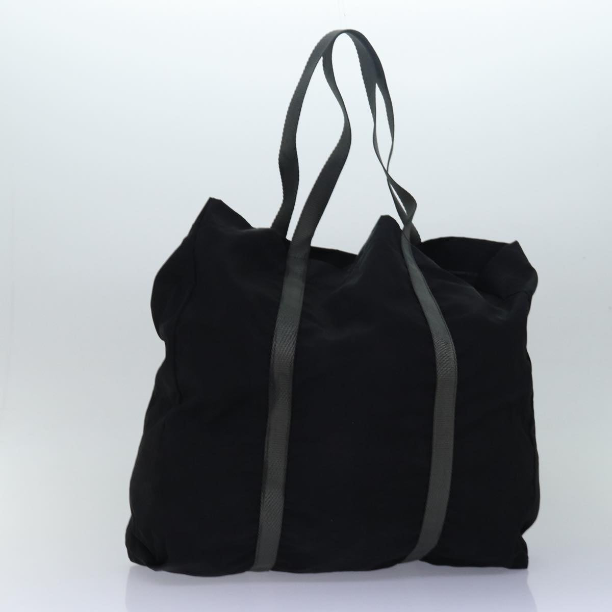 Prada Shoulder Bag Auth Nylon Black Pink