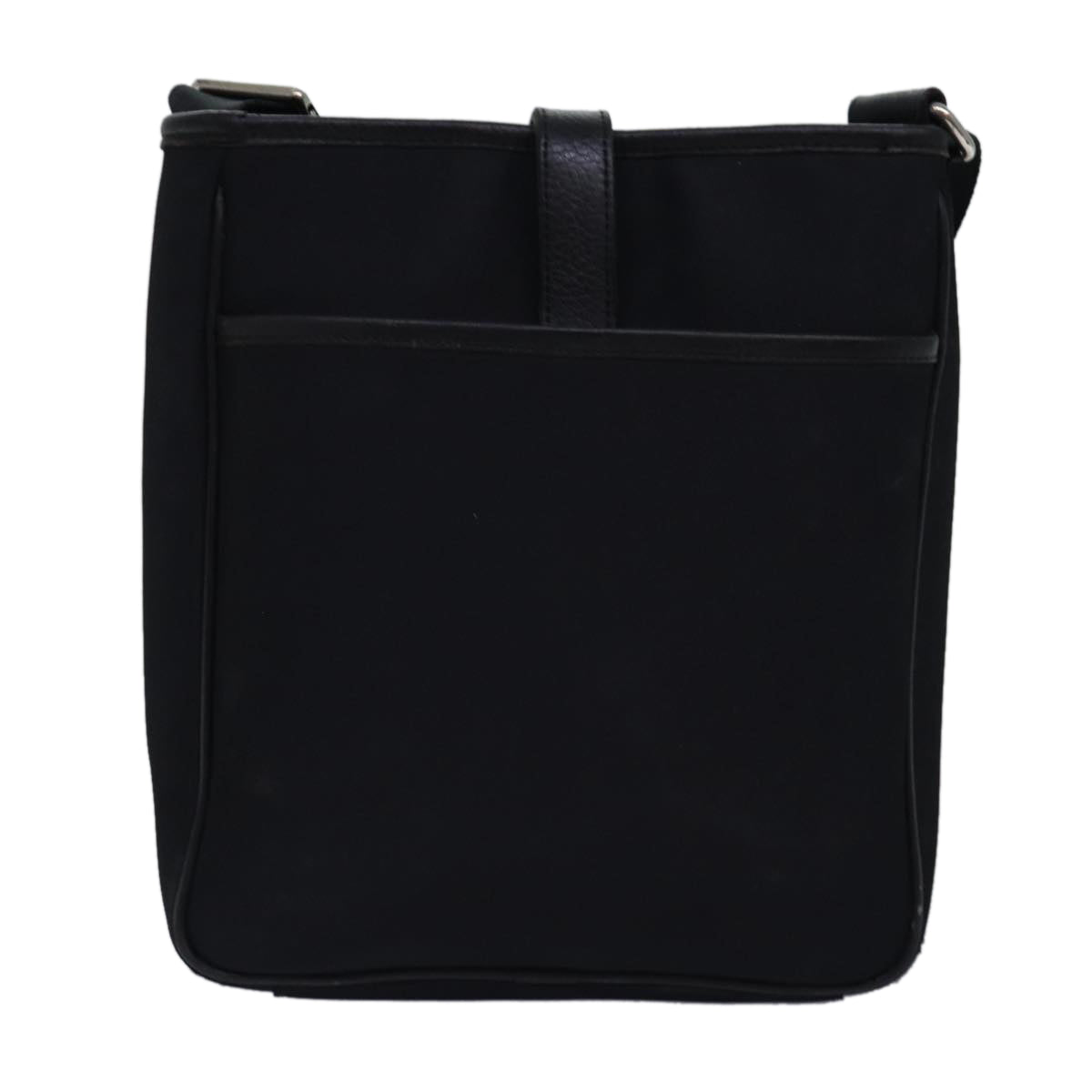 Burberry Luxury Nova Check Shoulder Bag Auth Bs14923 Nylon Black Beige