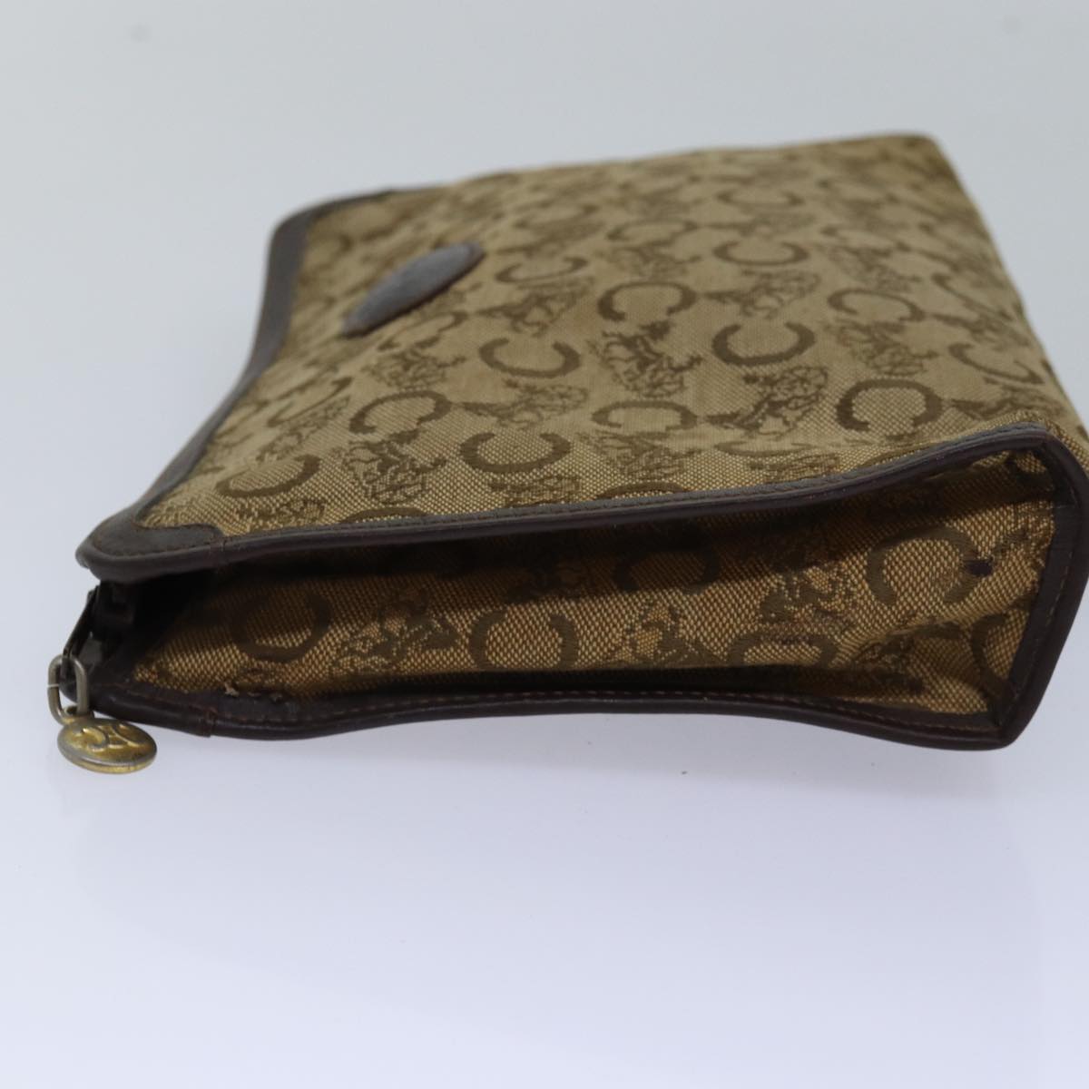 Luxury C Macadam Clutch Bag Canvas Beige