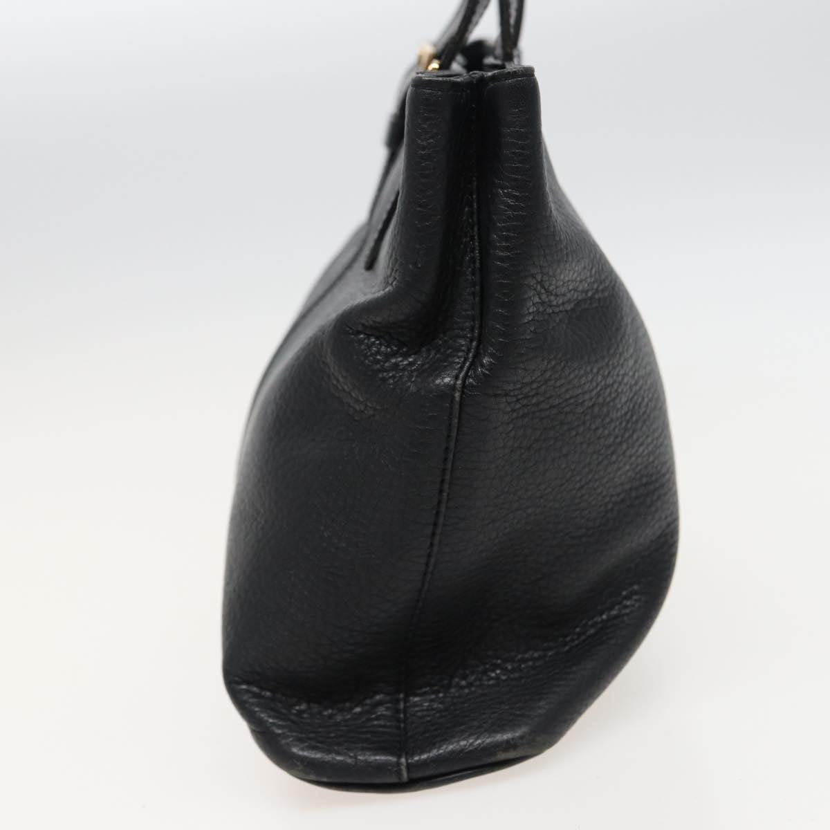 Burberry Luxury ss Hand Bag Auth Bs15308 Leather Black Travel Bag