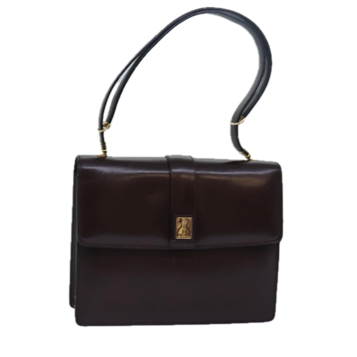 Burberry Luxury ss Nova Check Hand Bag Auth Bs15451 Leather Brown Travel Bag