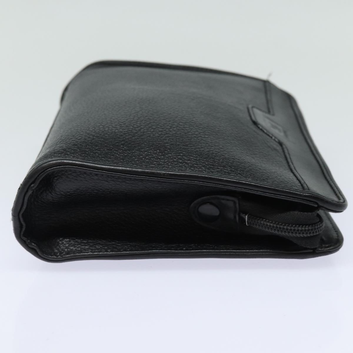 Burberry Luxury ss Clutch Bag Auth Bs15805 Leather Black