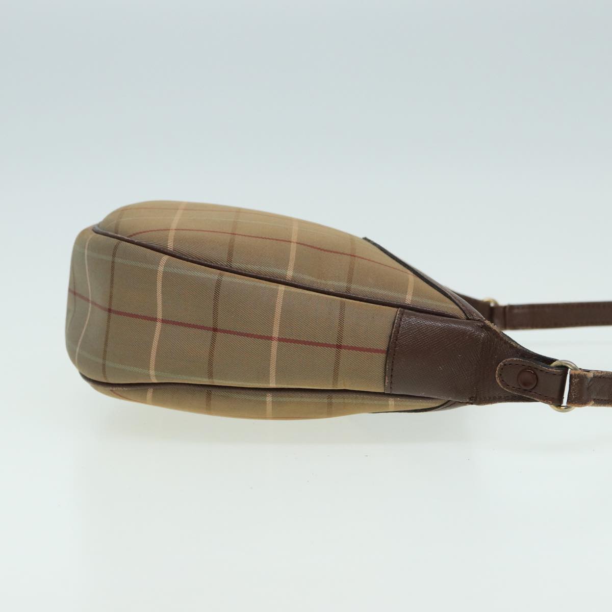 Burberry Luxury ss Nova Check Shoulder Bag Auth Bs15807 Canvas Brown Beige