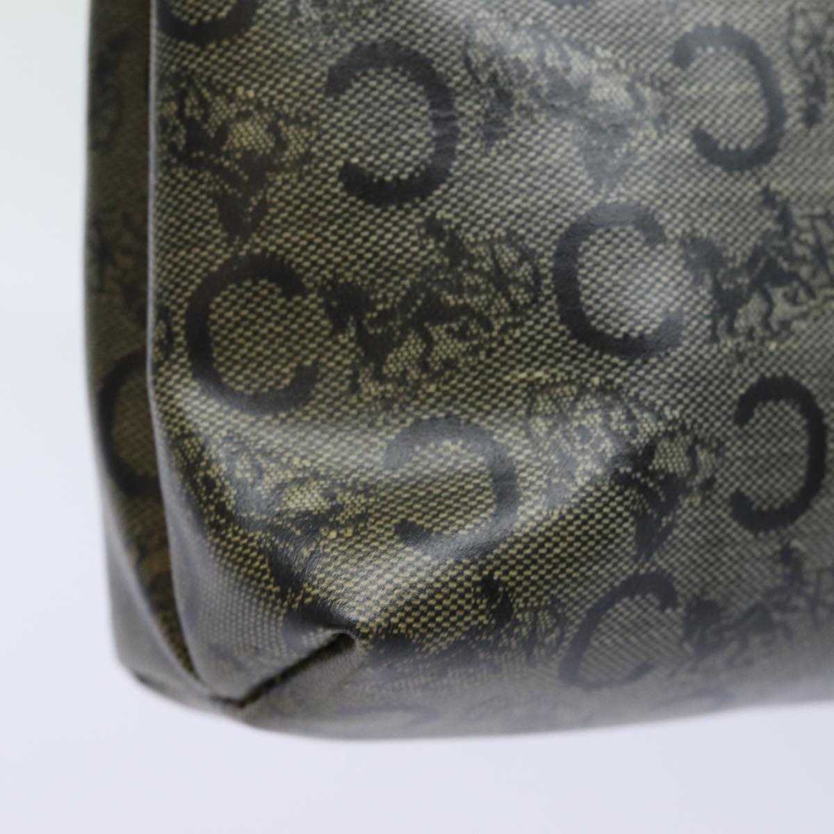 Luxury C Macadam Pouch Handbag Canvas Black Travel Bag