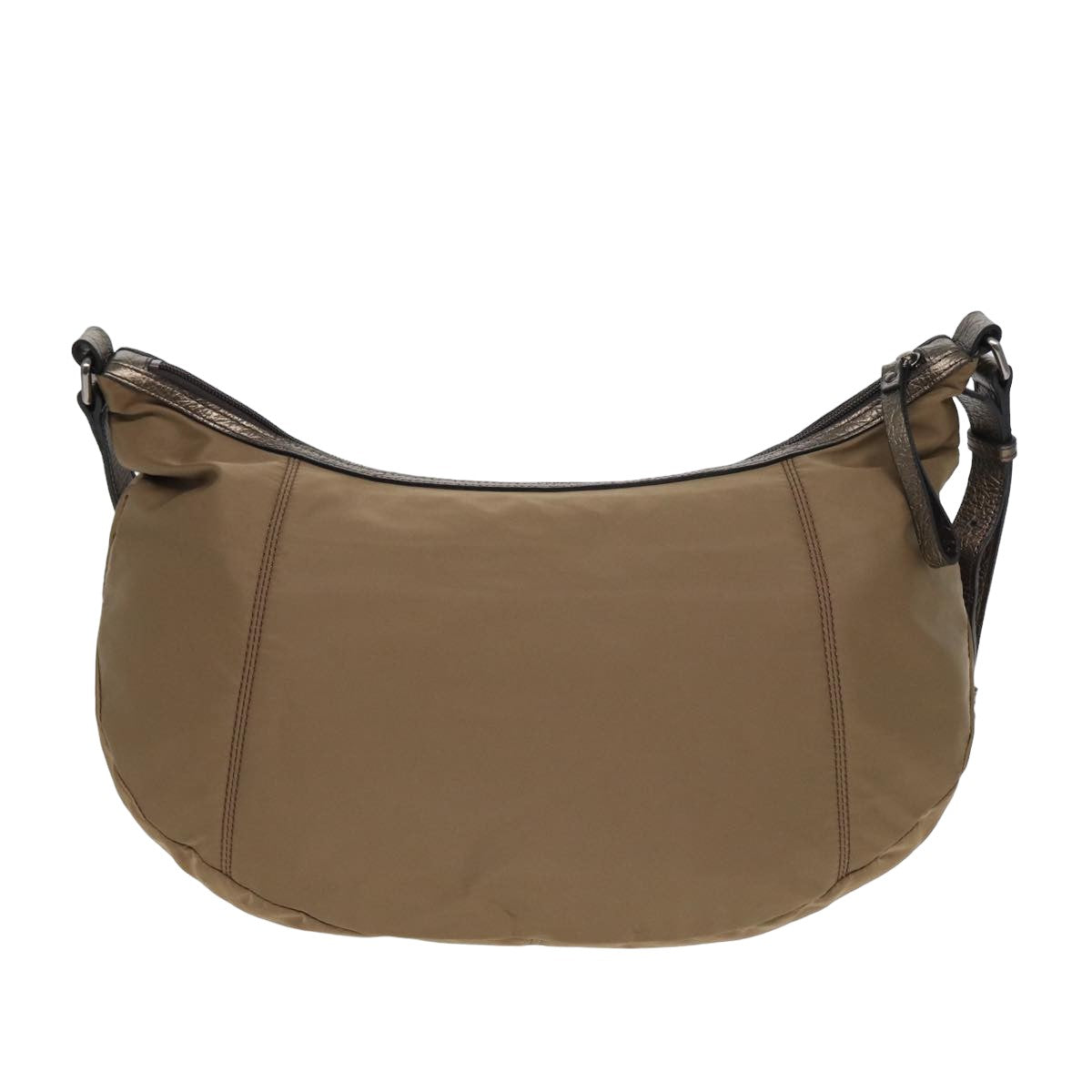 Burberry Luxury Shoulder Bag Auth Bs16058 Nylon Beige
