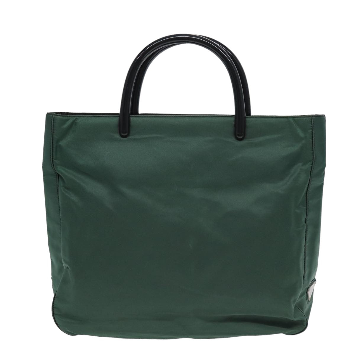 Prada Hand Bag Khaki Auth Nylon Travel Bag Khaki Auth Bs16066