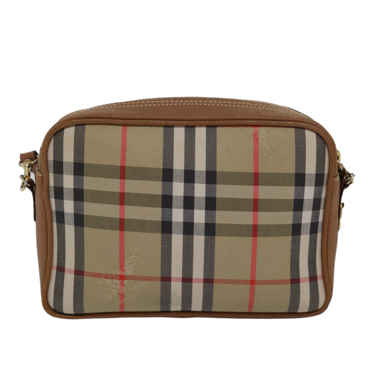 Burberry Luxury ss Nova Check Shoulder Bag Auth Bs16160 Canvas Beige