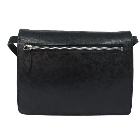 Burberry Luxury Nova Check Shoulder Bag Auth Bs16405 Leather Canvas Black