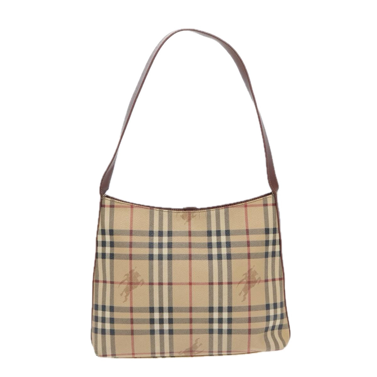 Burberry Luxury Nova Check Shoulder Bag Auth Bs16479 Canvas Beige