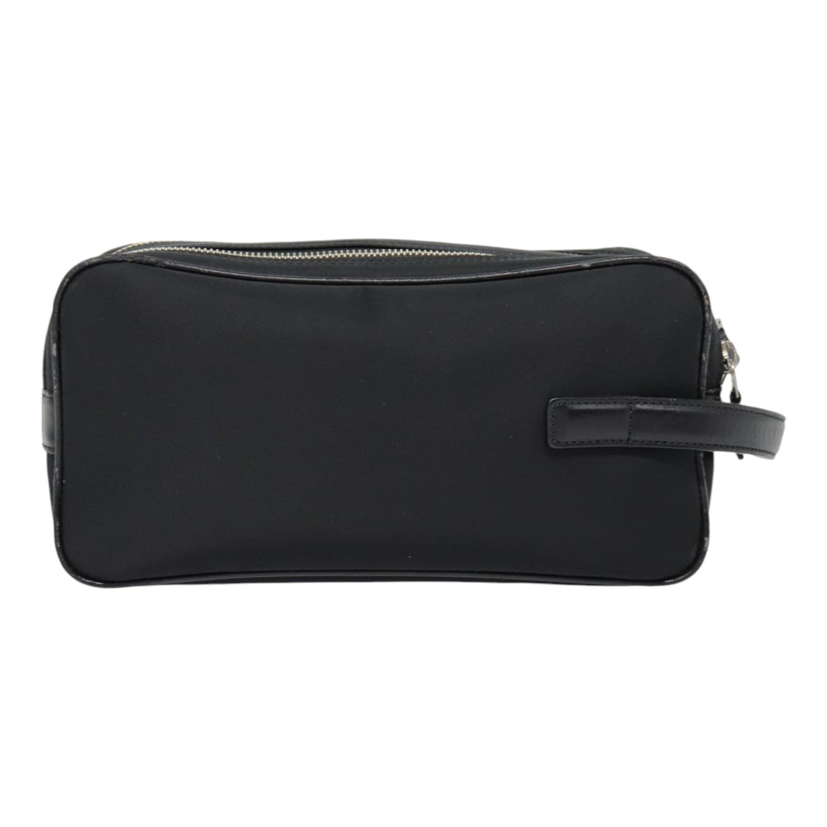 Burberry Luxury Second Bag Auth Bs16972 Leather Nylon Black Travel Bag