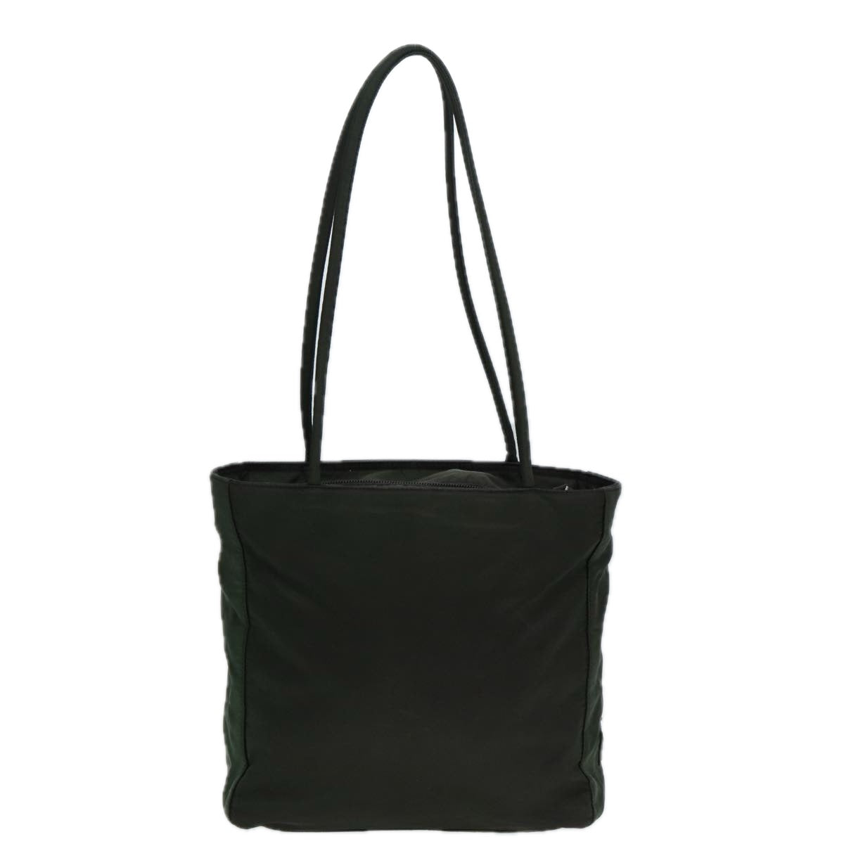 Prada Shoulder Bag Auth Nylon Green Silver Silver Auth Bs16991