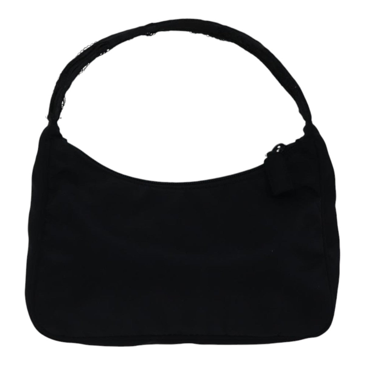 Prada Hand Bag Auth Nylon Black Travel Bag Black Auth Bs17793