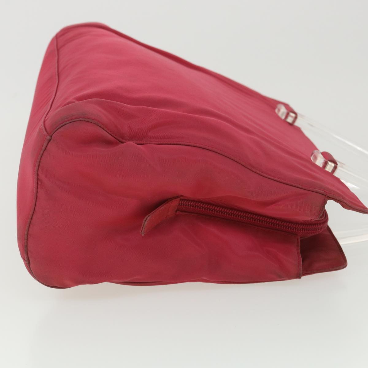 Prada Hand Bag Nylon Pink Travel Bag Nylon Pink Bs4613