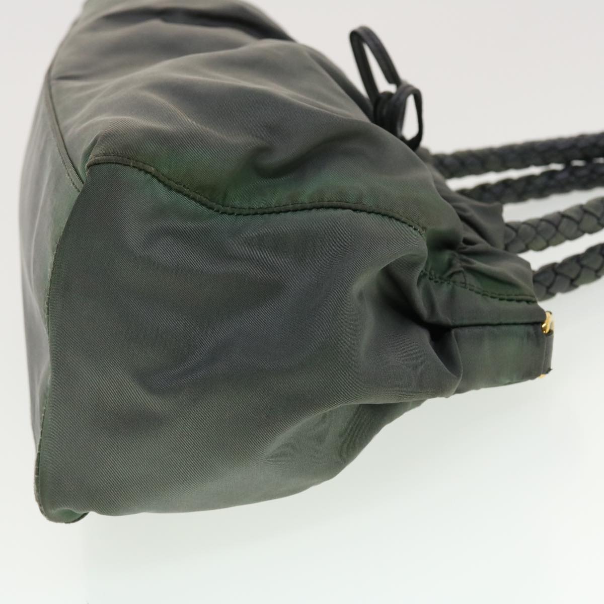 Prada Hand Bag 2Way Nylon Gray Travel Bag 2Way Gray Bs4967